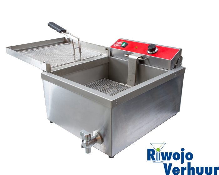 Venga! Semi-Professionele Friteuse 3 L, Oliefilter & Container, 2000 W, Zwart/Zilver, VG FR 3012