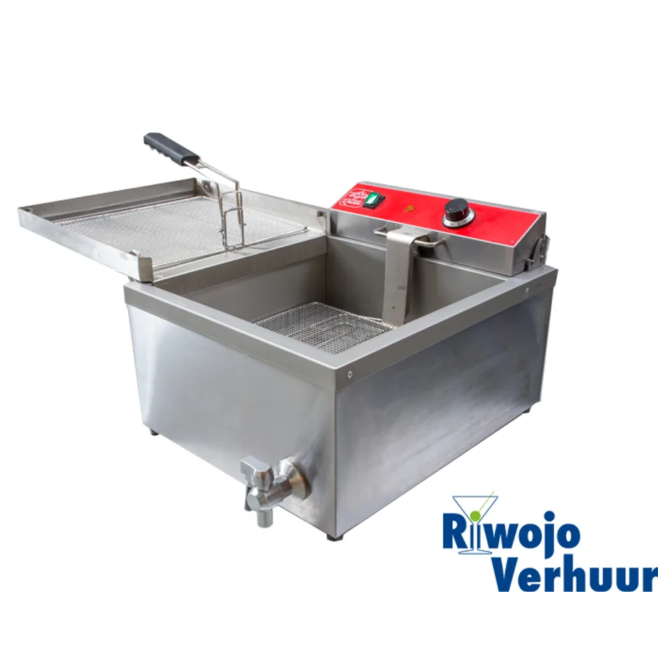 Venga! Semi-Professionele Friteuse 3 L, Oliefilter & Container, 2000 W, Zwart/Zilver, VG FR 3012 Venga! Semi-Professionele Friteuse 3 L, Oliefilter & Container, 2000 W, Zwart/Zilver, VG FR 3012